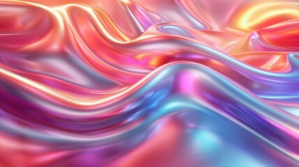 Fototapeta premium Abstract Holographic Blur