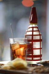 Italian vermouth with soda 