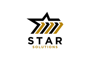Obraz premium Creative Star logo concept