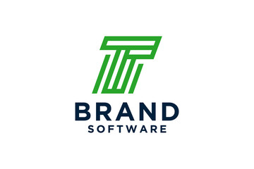 Letter T Logo Template Design