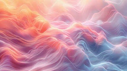 Obraz premium Elegant abstract background texture with soft pastel hues, flowing lines, high-resolution, calming and serene, minimalist aesthetic