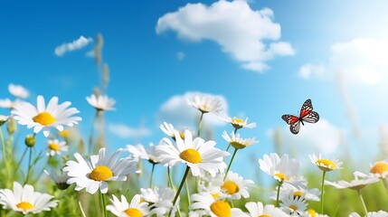 meadow with flowers