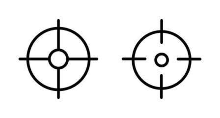 Target icon vector isolated on white background. Target vector icon. goal icon. marketing target. Aim