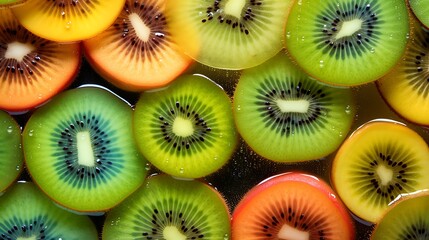kiwi fruit background
