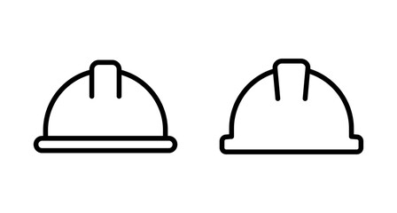 Helmet icon vector isolated on white background. Motorcycle helmets. Racing helmet. construction helmet icon. Safety helmet