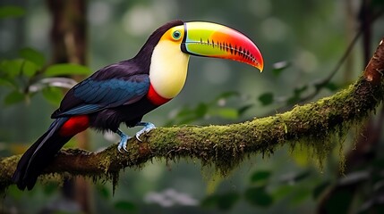 Fototapeta premium toucan on a branch