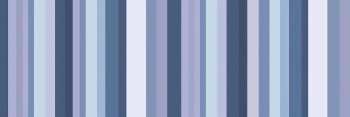 Obraz premium Abstract striped wallpaper with a pattern of thin, vertical stripes in shades of blue, purple, and white, banner