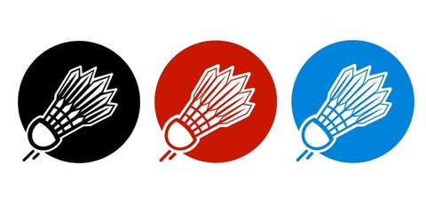 shuttlecock vector illustration of badminton sport