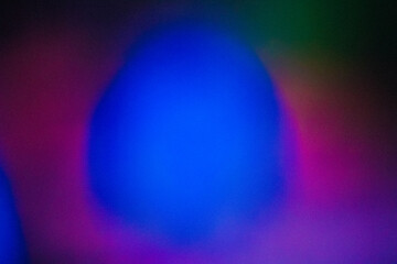 Grainy Blue color gradient abstract background, noise texture effect