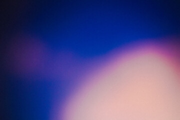 Grainy Blue color gradient abstract background, noise texture effect