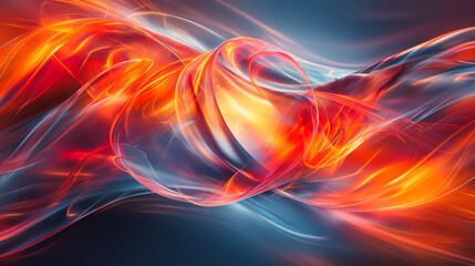 Fototapeta premium Design a visually striking abstract background with a deep 3D effect to enhance your project.