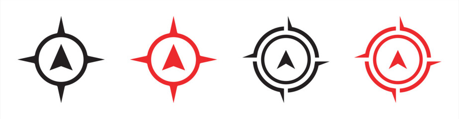  simple compas icon vector illustration