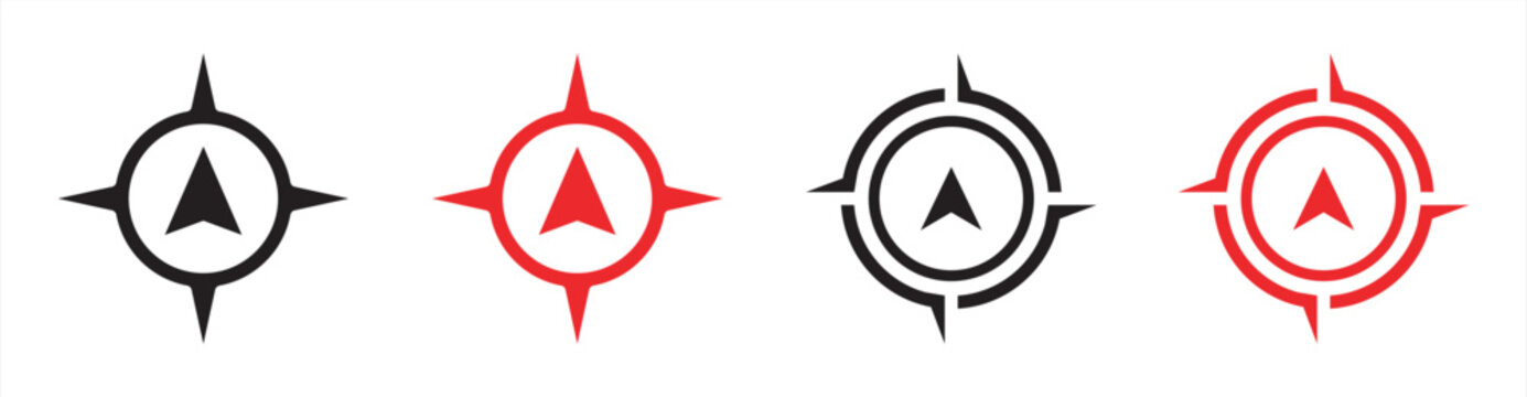  simple compas icon vector illustration