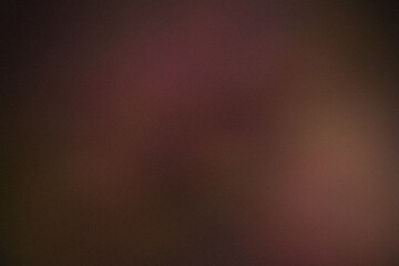 Grainy dark brown color gradient abstract background, noise texture effect