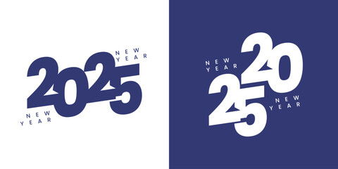 Happy new year 2025 template design
