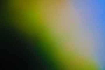 Grainy dark Green Color gradient abstract background, noise texture effect