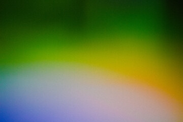 Grainy dark Green Color gradient abstract background, noise texture effect