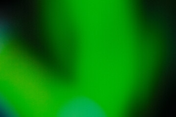 Grainy dark Green Color gradient abstract background, noise texture effect