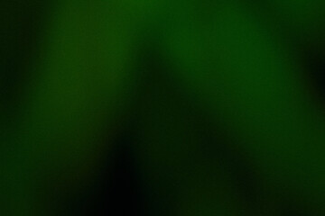Grainy dark Green Color gradient abstract background, noise texture effect
