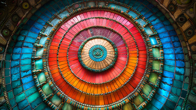 rotating colorful Carousel