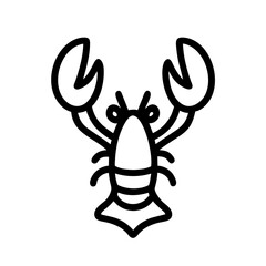 summer icon outline set