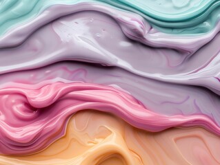 Obraz premium Vibrant abstract fluid art background