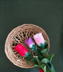 Bouquet of flower with blank space 
