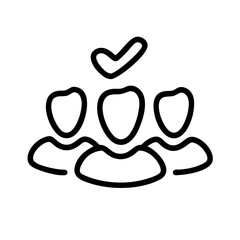 business icon outline set