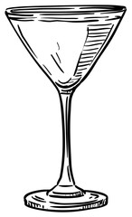 cocktail handdrawn illustration