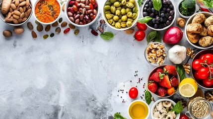 Include antioxidants, vitamins, vegetables, and nuts in a Mediterranean diet for health benefits