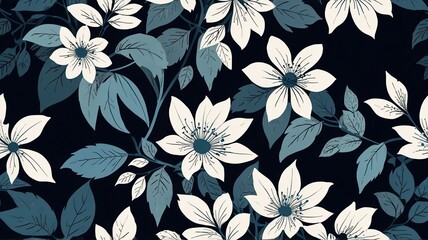 Pattren foral and flower texture background 