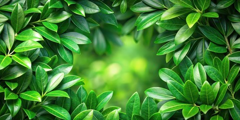 Obraz premium Lush foliage with earthy and sweet scents enveloping you from above, lush, foliage, earthy, damp soil, fragrance, flowers