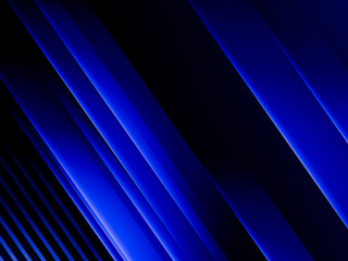 Fototapeta premium Abstract blue diagonal geometric with line modern technology background.