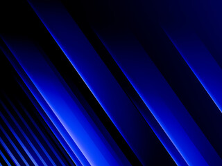 Obraz premium Abstract blue diagonal geometric with line modern technology background.