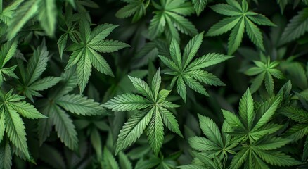 Lush Green Cannabis Leaves During Daylight Hours