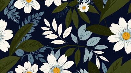 Pattren foral and flower texture background 