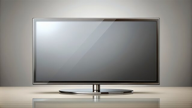 TV frontview isolated, Television, screen, entertainment, technology, flat, plasma, display, modern, device, electronic, HD, smart