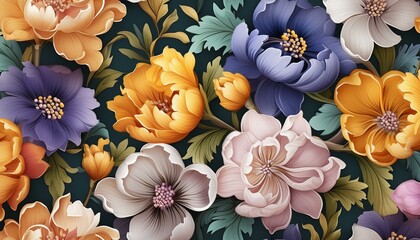 Vibrant Heritage: Classic Floral Design