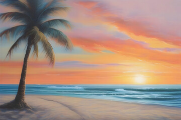 Vibrant acrylic seascapes capture coastal beauty and ocean mood. 