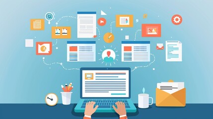 Content Creation and Workflow Visualization