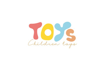 toys logo vector icon illustration