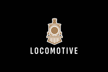locomotive logo vector icon illustration © Dyn Studio