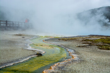 Old Faithful Eruption - Yellowstone National Park