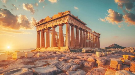 Obraz premium Ancient Greek Architecture