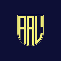 aal letter logo design