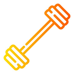 weightlifting Line Gradient Icon