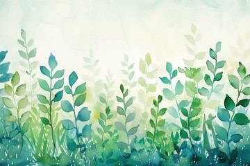 Abstract Minimalistic Geometric Pattern Art in Muted Pantone Tones Calming Zen Nordic Scandinavian Bohemian Watercolor