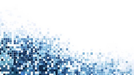 blue pixel on white background