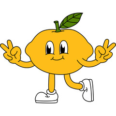 Obraz premium Cartoon fruits