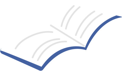 simple book illustration clipart